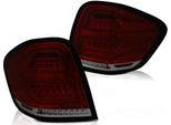 Fanali Posteriori Full Led Per Mercedes Classe M Ml W164 Anno 08-11 Rosso/Fumo