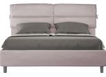 Ityhome - Letto Senza Rete Imbottito 160X210 Microfibra Glicine Nandy