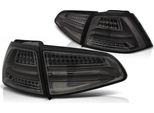 Fanali Posteriori Full Led Per Vw Golf 7 (Vii) Berlina Anno 12-17 Smoke