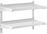 Scaffale A Muro Royal Catering - 2 Ripiani - 40 X 80 Cm