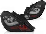 Luci Posteriori A Led Per Opel Corsa D (3 Porte) Anno 06-14 Nero