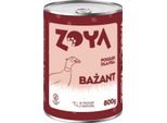 Zoya Fagiano Cibo Umido Per Cani In Scatola 800G