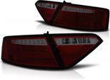 Fanali Posteriori A Led Per Audi A5 Coupe Sportback Anno 07-11 Rosso/Fumo