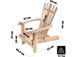 Sedia Da Spiaggia Kadax In Legno Naturale
