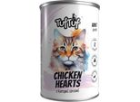 Tuf Tuf Cibo Umido Per Gatti In Scatola Colazione Di Carne Con Cuori Di Pollo 400G