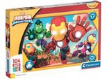 Clementoni - 104 Pieces Maxi - Iron Man And His Awesome Friends