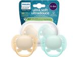 Philips Avent MāNeklīTis Ultra Soft Neutral, 0-6M (2 Gab)