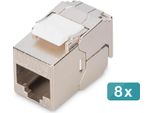 Digitus DN-93615-S-8 Digitus Keystone Cat6A Geschirmt 8 Stk. Werkzeugfr