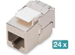 Digitus DN-93615-S-24 Digitus Keystone Cat6A Geschirmt 24 Stk. Werkzeugfr