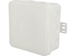 Scatola Di Derivazione Da Esterno 85X85X41Mm IP54 12 Ingressi A Scatto Con Fori Passanti Bianco V6 EDO777913 Edo Technic