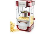 EMERIO Popcornmaschine POM-120650, bunt (rot, silberfarben), B:28cm H:45cm T:24cm, Popcornmaschinen