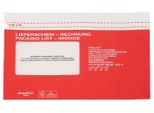 Docufix® 2FHDP340233 Tasche Di Accompagnamento Con Bolla Di Consegna/Fattura - Carta, C5, Bianco/Rosso, 500 Pz