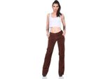 Pantaloni Da Donna In Velluto A Coste Pantaloni Hipster Pantaloni Vintage Baggy Svasati Pantaloni Bootcut Gamba Larga Marrone S