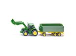 Sieper Siku 1843 John Deere Con Caricatore Frontale E Rimorchio 1843