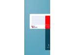KöNig & Ebhardt 8613411 Quaderno A Colonne, 2/3 A4, 40 Fogli, Cartoncino Verniciato Lucido, 80 G/M²