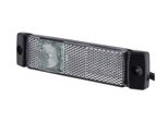 Hella 2PG 008 645-961 Luce Di Posizione - Led - 24V - Montaggio Esterno - Colore Lente: Trasparente - Cavo: 5000Mm - Frontale