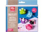 Knorr Prandell 212159103 Knorr Prandell Bastelset Kneten & Radieren Funny Animals