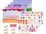Heyda 203781001 Heyda Rubbelsticker Karten-Set "Prinzessin"""