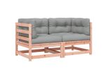 Divani Da Giardino Angolari Con Cuscini 2 Pz. Legno Massiccio Di Abete Douglas