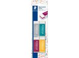 10X Mars 52650E1BK4 Radierer Mars Plastic Colour 4ST