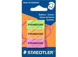10X Staedtler 526F BK3 Gomma Neon Assortita 3X Bk