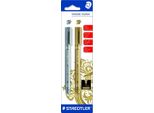 10X Staedtler 8323-S BK2 Marcatore Staedtler Metallico 2 St Bk