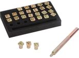 Set Di Lettere In Metallo, Set Di Timbri Da 6 Mm, Accessori Per La Timbratura, Per La Timbratura Di Oggetti Di Artigianato In Pelle