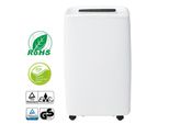 Deumidificatore Merax 12L/Giorno Per 15 M², Deumidificatore 3 In 1, Purificatore D'aria, Asciugatrice, Serbatoio Dell'acqua Da 1,5 L, Timer 24 Ore, Schermo Led, Bianco