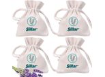 4X Bustine Profumate Alla Lavanda 30G Per Il Guardaroba - Deodorante Ecologico - Combatte Le Tarme Dei Vestiti - Deodorante Tessile Per Il Guardaroba - Lavanda