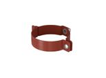 Bryza Morsetto Di Scarico Zincato Ø 100 Mm, Rosso Mattone Ral 8004