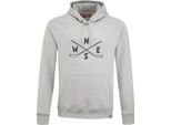 Ccm Ooutside Direction Felpa Con Cappuccio Atletica, Grigio, Adulti, Taglia: L