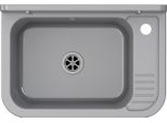 Granitan | Lavello Paron - 50X34 Cm - Grigio - Resistente Ai Prodotti Chimici - Con Rubinetto Da Cucina