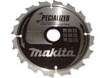 Makita KreissäGeblatt, Specialised Tct T.C.T - 190 X 30 Mm - 16 ZäHne - Holz