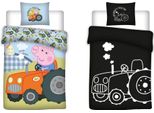 Peppa Pig Bettbezug Trattore Glow In The Dark 100 X 135 Cm Baumwolle