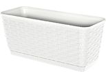 Vaso Ratolla P 12 Litri, Bianco, Con Sottovaso