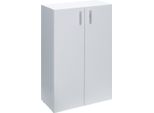 Casaria® Mobiletto Ingresso Vela A 2 Ante Con Ripiani 120X60X30Cm Credenza Comò Armadietto Multiuso Ufficio Cassettiera