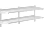 Scaffale A Muro Royal Catering - 2 Ripiani - 40 X 150 Cm