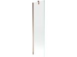 Mexen Next Paravento Doccia A 1 Anta 50 X 150 Cm, Trasparente, Oro Rosa - 895-050-000-00-00-60