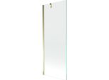 Mexen Next Paratia Per Vasca Da Bagno A 1 Anta 70 X 150 Cm, Trasparente, Oro - 895-070-000-00-00-50