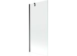 Mexen Next Paratia Da Vasca Da Bagno A 1 Anta 80 X 150 Cm, Trasparente, Nero - 895-080-000-00-00-70