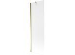 Mexen Next Paratia Da Bagno Ad 1 Anta 60 X 150 Cm, Brina, Dorato - 895-060-000-00-30-50