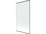 Mexen Next Parete Doccia 1-Anta 100 X 150 Cm, Cornice Nera, Bianco - 895-100-000-00-70-20