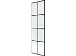 Mexen Next Paravento Da Vasca Da Bagno A 1 Anta 60 X 150 Cm, Griglia Nera, Bianco - 895-060-000-00-77-20