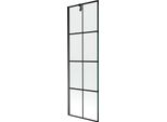 Mexen Next Paravento Da Doccia Ad Anta Singola 60 X 150 Cm, Griglia Nera, Nero - 895-060-000-00-77-70