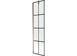 Mexen Next Paraschermo Doccia A 1 Anta 50 X 150 Cm, Griglia Nera, Oro Rosa - 895-050-000-00-77-60