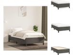 Vidaxl Struttura Letto Grigio Scuro 90X200 Cm In Velluto - Letti E Strutture Letto