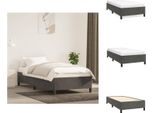 Vidaxl Struttura Letto Grigio Scuro 100X200 Cm In Velluto - Letti E Strutture Letto