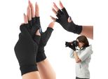 FIT4MED | Guanti Sportivi - Nero - Taglia M - Senza Dita - Antiscivolo - Guanti