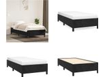 Vidaxl Struttura Letto Nera 90X200 Cm In Velluto - Struttura Letto - Cornici Letto - Struttura Letto - Letto