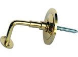 Staffa Per Corrimano Edm Oro Puntale In Ottone Lucido